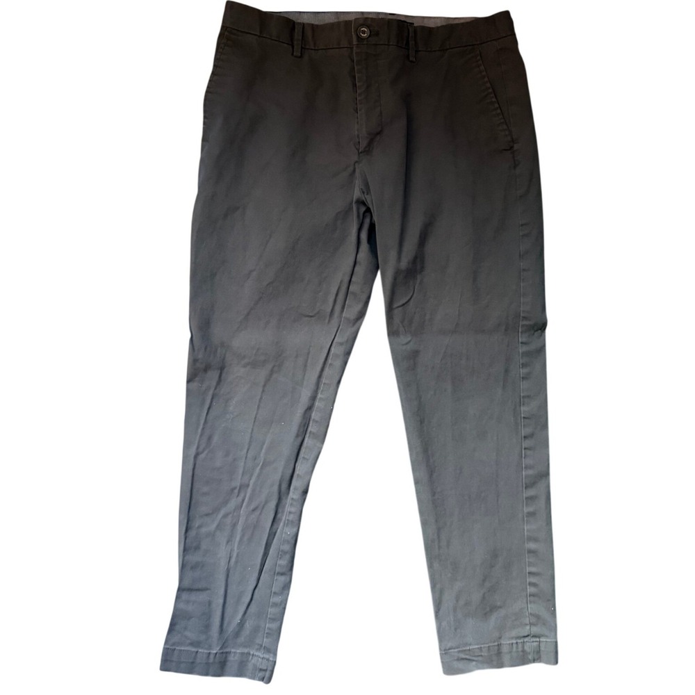 Banana Republic Chino Pants mens 35x30 Flint Grey Mason Athletic Taper‎ Preppy